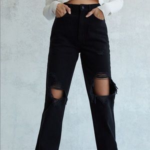 90’s boyfriend jeans black size 24